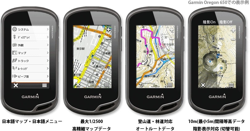 sample map in garmin GPS